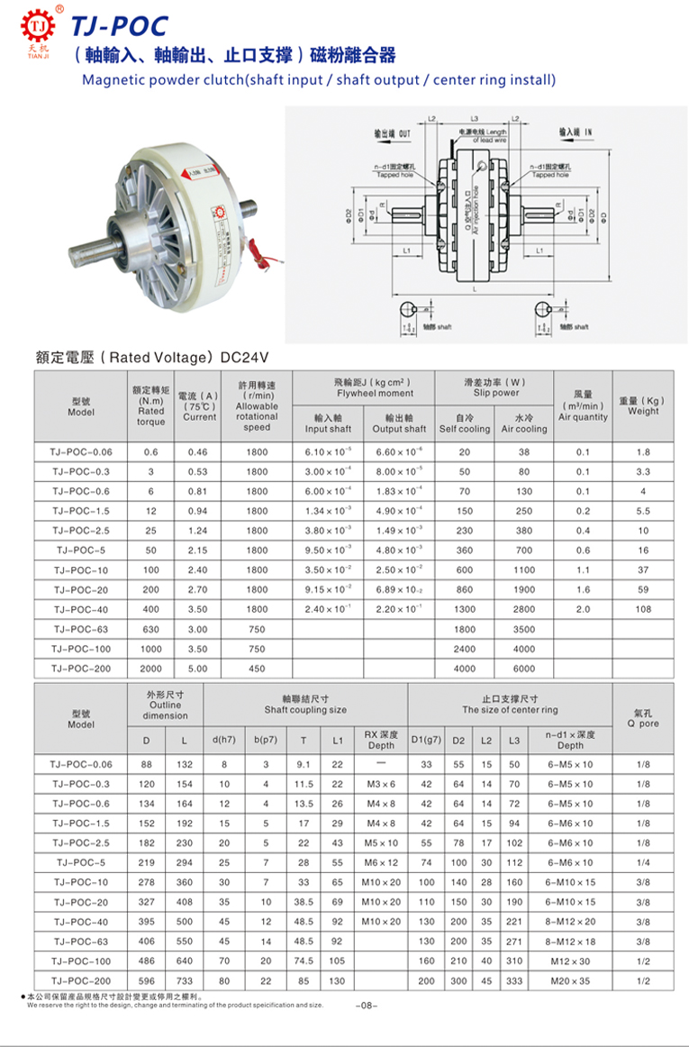 雙軸磁粉離合器參數(shù) 雙軸磁粉離合器參數(shù)